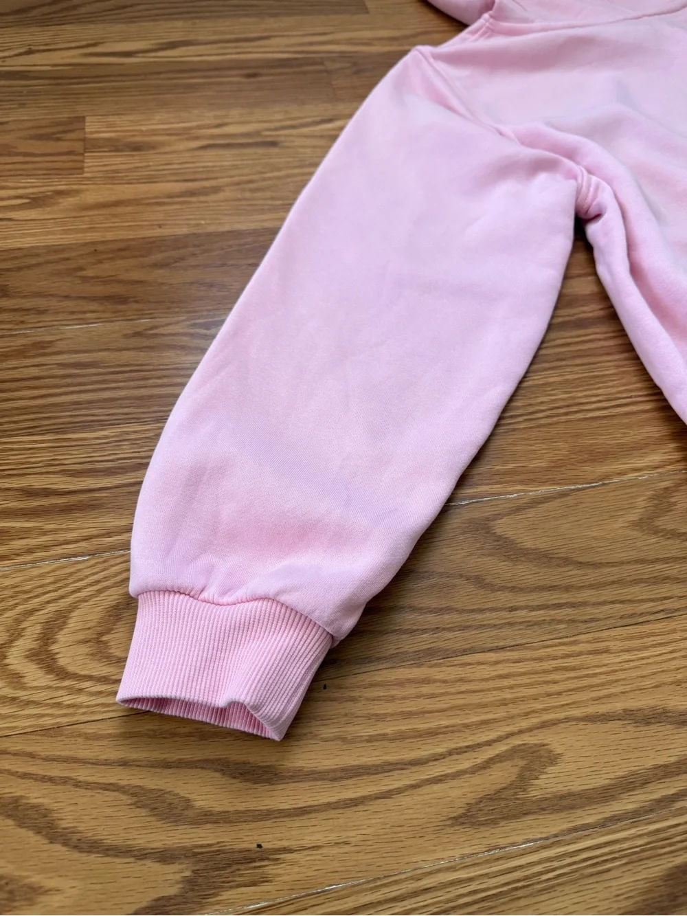Girls Nike Light Pink Hoodie with White Logo Size XL